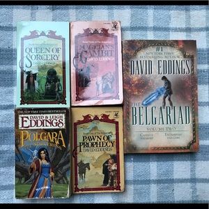 David Eddings The Belgariad Vol 2; Magician’s Gambit; Pawn of Prophecy; etc